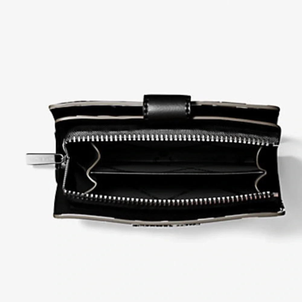 Michael Kors Jet Set Medium Floral Print Bi-Fold Wallet
Black 
NWT - Picture 4 of 16